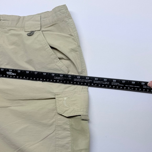 Reel Legends Performance Fishing Cargo Shorts Mens 38 Tan Quick Dry Outdoor - Picture 8 of 15